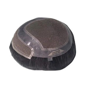 Toupee para Hombre Taz Hair, Peluca de Cabello Humano 100%, Densidad Cruda 60%-150%, Cabello Indio Remy, Resistente al Agua, Ondulado - Product Image 4