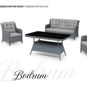 Juego de sofá 3-1-1 para jardín moderno al aire libre, asiento divertido, logotipo personalizado, muebles de embalaje de tela, juego de Bodrum, muebles turcos