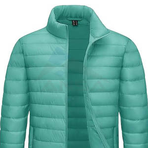 Manteau bulle gonflé pour hommes coupe-vent, veste matelassée résistante à l'eau, voyage en plein air, pêche, randonnée, conception de marque OEM personnalisée - Product Image 2