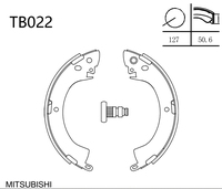 0 986 487 207 Terbon Vente en gros de pièces de système de freinage automobile de haute qualité patins de frein d'essieu arrière K 6664 pour Chevrolet / ISUZU