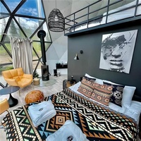Kit de maison géodésique en forme de dôme Capsule+house+dome