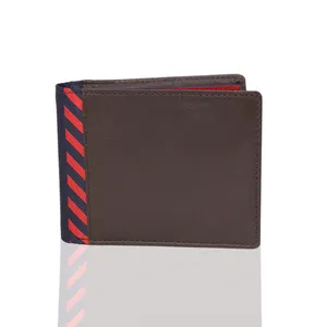 Tarjetero y dinero en efectivo de cuero genuino para hombre, Cartera de lujo, elegante, a la moda, el mejor regalo, BILLETERA, funda