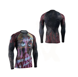 Hot Sale Nogi <b>Print</b> Sublimated Tops Custom Modest Swimwear Mma Rashguard Bjj Rash Guard All Over <b>Print</b> - Product Image 4