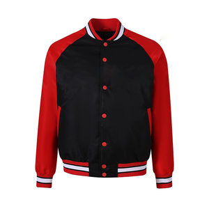 Blouson Bomber Noir de l'État de l'Illinois, Premium, Personnalisé, Brodé, Imperméable, Coupe-Vent, Fermeture Éclair Réversible sur le Devant - Product Image 1