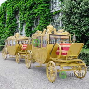 Carrozza principessa carretto di caramelle per esterni di natale carrozza reale carrozza reale Design portabottiglie da tavolo - Product Image 3