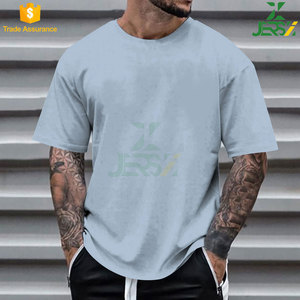 Premium 100% algodón 210g camiseta en blanco serigrafía hombres recortada Boxy camisa de negocios Casual Formal de secado rápido transpirable - Product Image 2