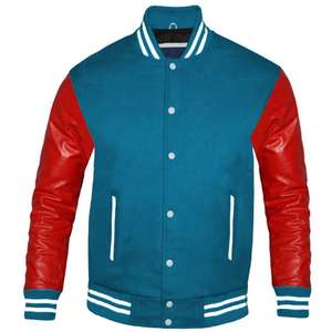 Légère vierge Letterman Professional College Varsity Jacket Vêtements de sport décontractés Bomber Vestes de baseball en laine - Product Image 1