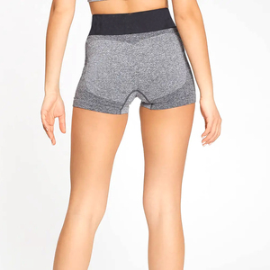 Pantalones cortos deportivos de lana para mujer, de cintura alta, con realce, para gimnasio y Yoga - Product Image 3