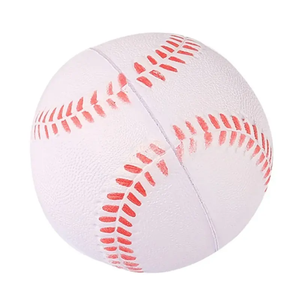 Venta al por mayor de material de PVC de 9 pulgadas logotipo personalizado competición profesional antiestrés pelotas de béisbol de piel de vaca - Product Image 5