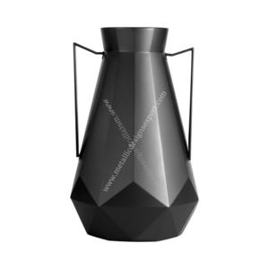 Reloj de arena, florero de Metal negro, elegante diseño costero moderno con mango Angular para el hogar, oficina, evento, pieza decorativa - Product Image 6