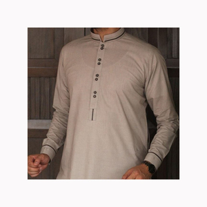 Shalwar Kameez pour homme, été, 100% coton, respirant, style streetwear, nouveau design 2024 - Product Image 4