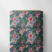 Tissu en polyester brossé double imprimé numérique de haute qualité, séchage rapide, ignifuge, tissu de luxe pour robe