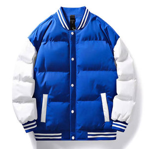 Chaqueta acolchada de estilo universitario para hombre, chaquetas acolchadas de tamaño, logotipo y diseño personalizados para la temporada de invierno, chaqueta universitaria - Product Image 5
