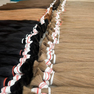 Extensión de cabello humano alineado con cutícula virgen cruda negra Rubia de cabello crudo vietnamita de calidad superior a granel - Product Image 4