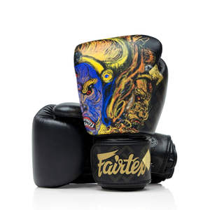 Guantes de Boxeo Fairtex de Diseño Personalizado, Alta Calidad, para Entrenamiento de Kick Boxing, Edición Limitada, Cuero Genuino, Guantes de Muay Thai - Product Image 5