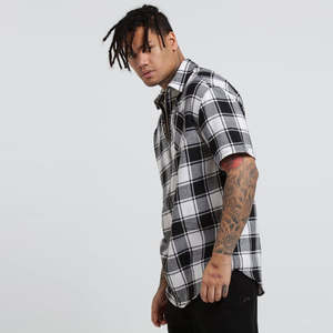 Vêtements personnalisés, chemises décontractées à carreaux en flanelle et à carreaux à manches longues rouges et vertes respirantes avec poches pour hommes - Product Image 5