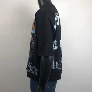 Ropa de calle, para hombre Camisetas estampadas, camiseta Boxy Fit, camiseta personalizada Essentials Graphic Plain Baggy, camiseta recortada Unisex Boxy para hombre - Product Image 2