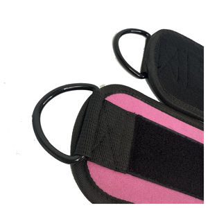 7mm Thick Neoprene Heavy Duty Strong Compression <b>Anklets</b> Breathable Lace-Up Closure Cable Machine Attachment Soft Weightlifting - Product Image 4