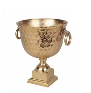 Luxurious Champagne <b>Bucket</b> Cooler Royal Design Handmade Premium Quality Shiny Gold Finished Beverage Ice <b>Buckets</b> Hot Selling - Product Image 1