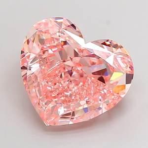 Diamante Rosa Intenso de Laboratorio, Corte Corazón, 15.05ct, VVS2 - Product Image 1