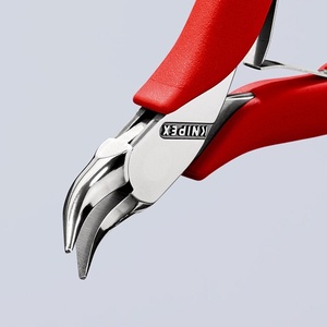 สำหรับคีมอิเล็กทรอนิกส์ KNIPEX ที่มีความยาวรวม 115 มม. รูปทรงขากรรไกรปลายมน 3 แบบ พร้อมด้ามจับหลายส่วนประกอบ - Product Image 3