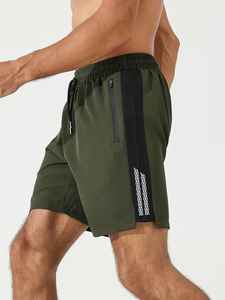 Pantalones Cortos Deportivos de Camuflaje Personalizados para Hombre |   Pantalones Cortos Deportivos Transpirables de Poliéster para Gimnasio, Correr, Entrenamiento y Uso Casual - Product Image 2