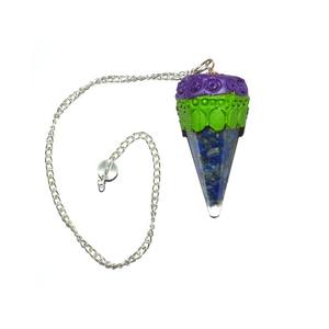 Fournisseur de pendule tibétain améthyste Orgone | Pendule tibétain améthyste Orgone à vendre - Product Image 6