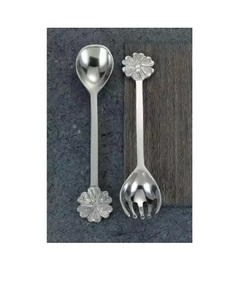 Best Quality Handmade Wood Handle Stainless Steel Rice Household <b>Salad</b> <b>Server</b> And Serving Spoon New Style Flatware <b>Salad</b> Maker - Product Image 4