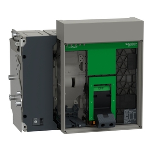 Per interruttore automatico SCHNEIDER ELECTRIC C063H4WM ComPacT NS630bH, azionamento manuale, 70kA, 415VAC, 630A, 4P, estraibile - Product Image 1