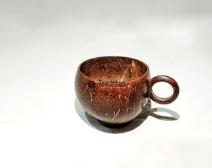 Tasse de noix de coco esthétique pour influenceurs Tasse naturelle faite à la main pour le contenu écologique et les cadeaux de marque par Tradebyd - Product Image 2