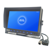 VGA AV 10.1" Araç Monitörü |   Ön Geri Görüş Kameraları |   Su geçirmez IP67 |   800nit Güneş Işığında Okunabilir |   4 Pinli Havacılık Fişi |   1080P |