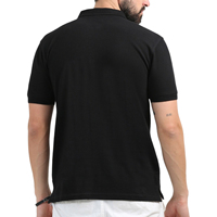 Style Meets Comfort-Polo à coupe sèche ultra-légère avec col pointu, boutons élégants et couleur unie-Polos en gros pour hommes