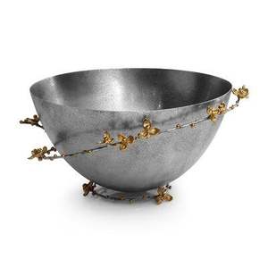 Cuenco de Servir con Detalles Florales Antiguos, Acabado Plateado, Ideal para Decoración de Mesa, Aperitivos, Dulces, Chocolate y Exhibición Elegante en la Mesa - Product Image 1