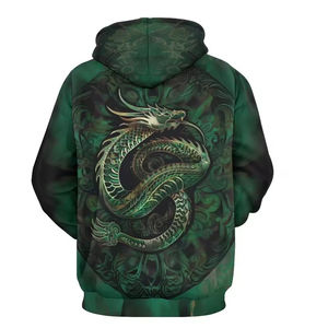 Sudadera con Capucha Unisex Personalizada con Estampado 3D por Sublimación, Tejido de Rizo, 100% Algodón, Transpirable, de Secado Rápido, con Logotipo Personalizado - Product Image 3