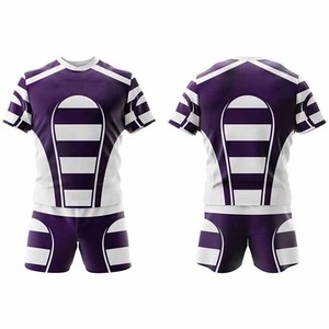 Ensemble d'uniformes de rugby pour hommes Chemise de rugby en vrac sublimée et personnalisée Maillot de l'équipe de rugby Uniforme en vente complète Prix 2025 - Product Image 1