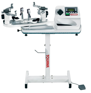Machine à cordage de tennis TOP Trade New 650-ES, traction constante, précision, modèle en métal blanc - Product Image 2