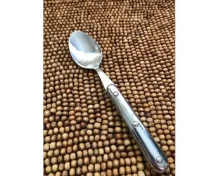 Elegant Stainless Steel Spoon Set in Silver With Premium Finished Perfect for Wedding Events and Parties in India - Product Image 1