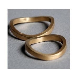 Different Sizes Set Of Two Napkin <b>Ring</b> In Aluminium Gold Color Napkin <b>Ring</b> <b>For</b> Hotelware And Dining Table - Product Image 1