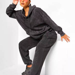 ชุดวอร์มผู้หญิงหนาแขนยาวระบายอากาศได้ดีโลโก้สำหรับฤดูหนาว - Product Image 3