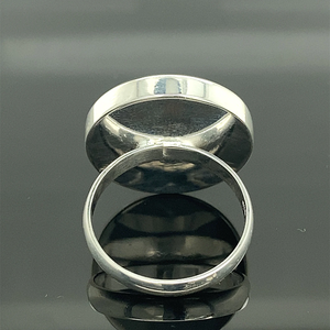 Natural Black Onyx 925 Sterling <b>Silver</b> <b>Handmade</b> Minimalist Ring December Birthstone Black Crystal Ring Gift For Women - Product Image 5