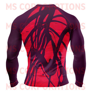 Conception personnalisée Mma Rash Guard Bjj Rashguard à manches longues Fabricants OEM Rashguard avec votre logo - Product Image 6