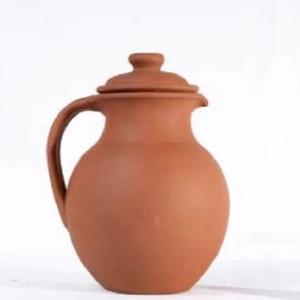 Jarra ecológica reutilizable de arcilla de terracota tradicional con asa y tapa Color personalizado para uso doméstico en la cocina - Product Image 4