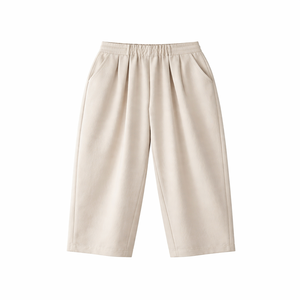 Pantalon de survêtement pour homme, coupe droite ample, taille haute, respirant et léger, en tissu peigné, écologique, style coréen, avec logo et couleur personnalisables - Product Image 2
