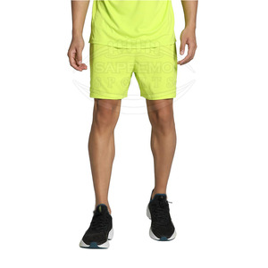 Shorts de sport décontractés pour hommes en tissu peigné uni, extensibles, confortables, séchage rapide pour la salle de sport et les activités sportives - Product Image 1