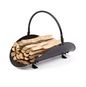 Accueil Exportations artisanales Porte-bûches en acier moderne de luxe Panier à bois de chauffage Poudre enduite Multifonctionnel Cheminée intérieure Stockage 2025 - Product Image 2