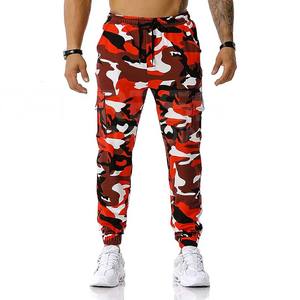 Pantalones de chándal de algodón de alta calidad para hombre, joggers de entrenamiento lavados 2025, patrón recto con cordón, joggers deportivos atléticos, estilo informal - Product Image 2