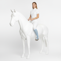 Chaussettes d'équitation premium, hauteur genou standard, respirantes, à compression, Coolmax, pour jeunes, fabricant OEM/ODM