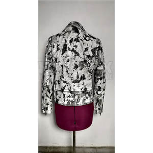 Veste en cuir pour femmes sur mesure de haute qualité produit fini haut pour les vêtements d'automne - Product Image 3