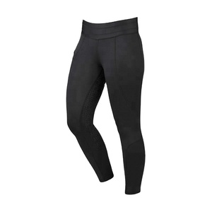 Pantalon Jodhpurs équestre taille haute certifié ISO Logo personnalisé Culotte d'équitation imprimée en silicone Vêtements Vente en gros - Product Image 3