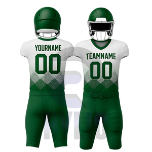 Maillots et pantalons de football américain personnalisés uniformes d'équipe en tissu respirant de haute qualité pour adultes et jeunes joueurs - Product Image 4
